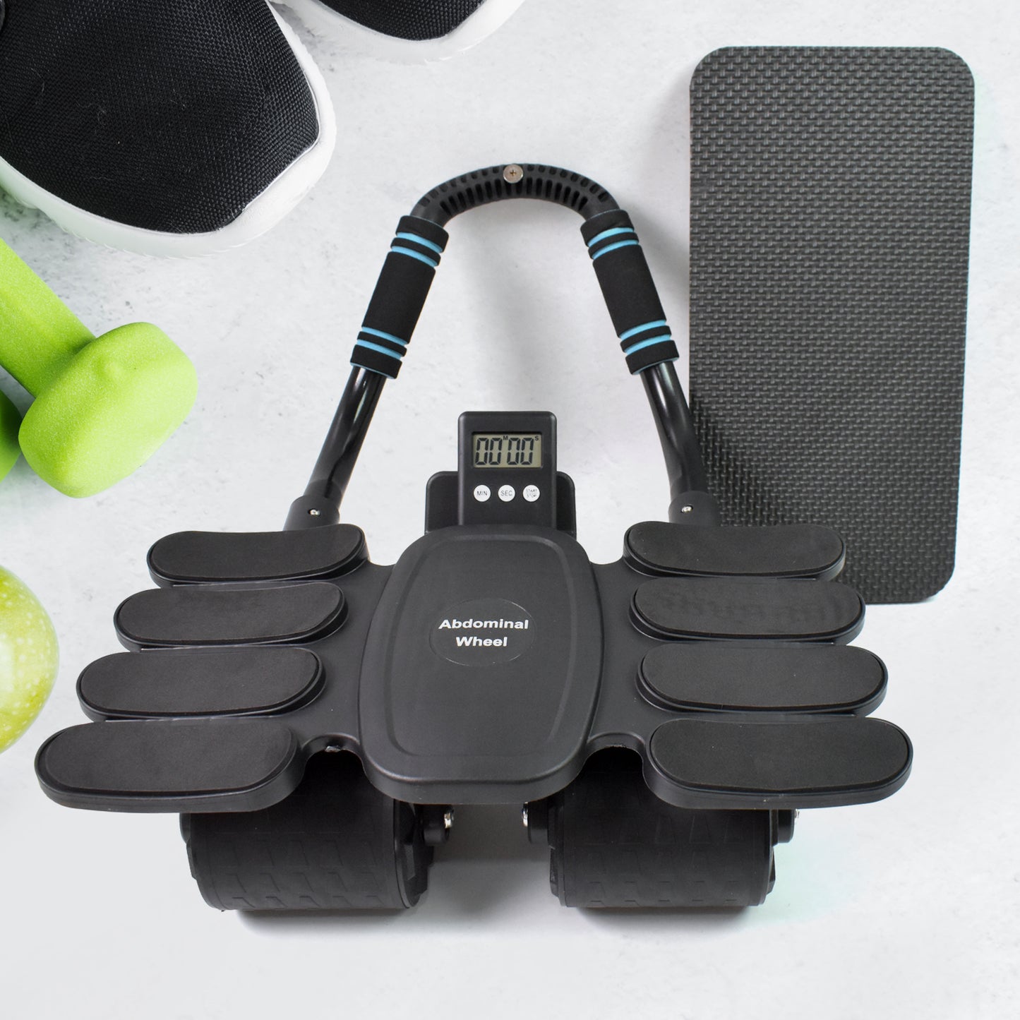 Fitness Care Automatic Rebound Abdominal Wheel With 8 Elbow Supports (1 Pc)